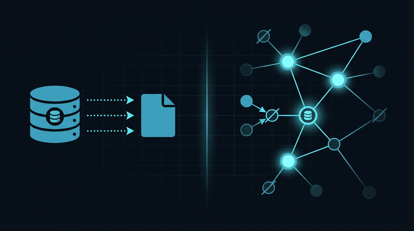 RAG retrieval vs. active knowledge metabolism